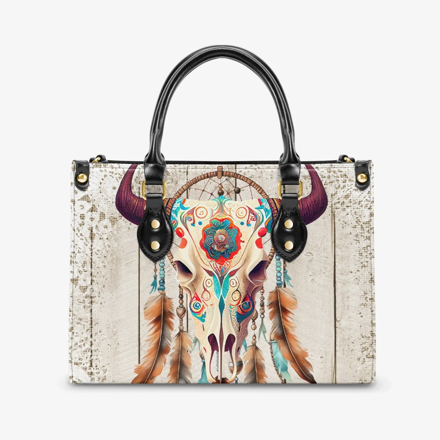 Women's Tote Bag - Western - Skull