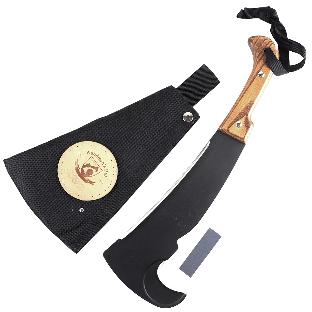 Woodman Pal Classic Machete With Cordura Sheath Honing Stone